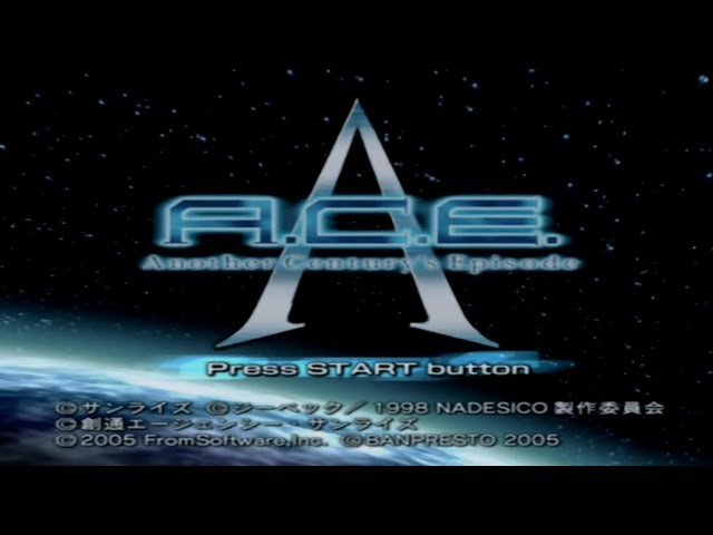 ACE1オープニング！【Another Century's Episode】【PS2ゲーム】【4K