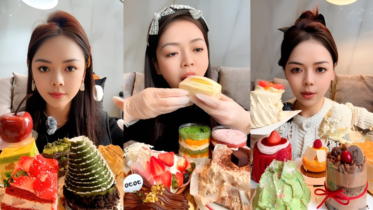 ASMR 🍰“So Many Cute Cakes 😍 | Ultimate Dessert Mukbang”