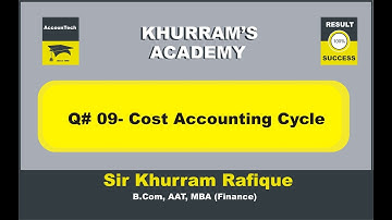 Cost Accounting Cycle l Question # 9