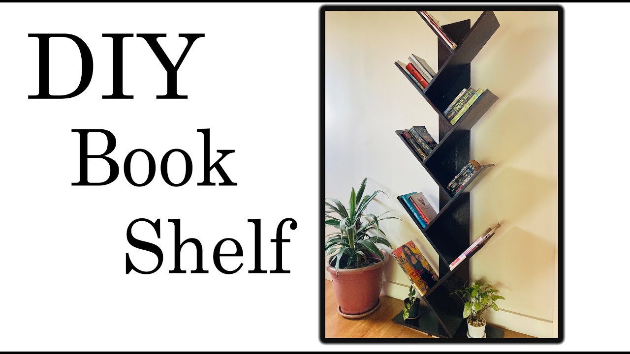 DIY Book Shelf Make Your Own Corner Book Shelf DIY Furniture YouTube