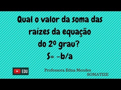 Vídeo: Como Encontrar A Soma Das Raízes De Uma Equação