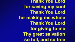 009 - Thank you Lord for saving my soul - A&V chords