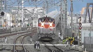 【貨物】東武70000系電車が甲種輸送される