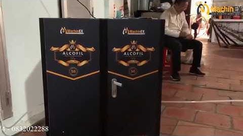 Bàn giao máy lọc độc tố trong rượu Alcofil 50 công suất 100 lít/h cho anh Duy Anh - machinex.vn