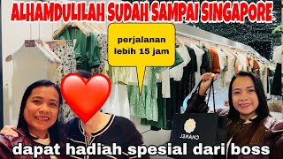 Download lagu ALHAMDULILAH SAMPAI SINGAPORE DAN DAPAT HADIAH DARI BOSS