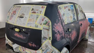 REPAINT PERODUA MYVI CHANGE COLOR /PRIMERCOAT AND TRANSPARENT SEALER DONE!!!!!! by Twinz Spray Paint Team 3,727 views 5 months ago 21 minutes