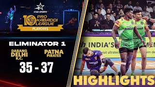 Patna Pirates Win Nailbiter to Knock Out Dabang Delhi & Move to SF 1 | PKL Eliminator 1 Highlights screenshot 5