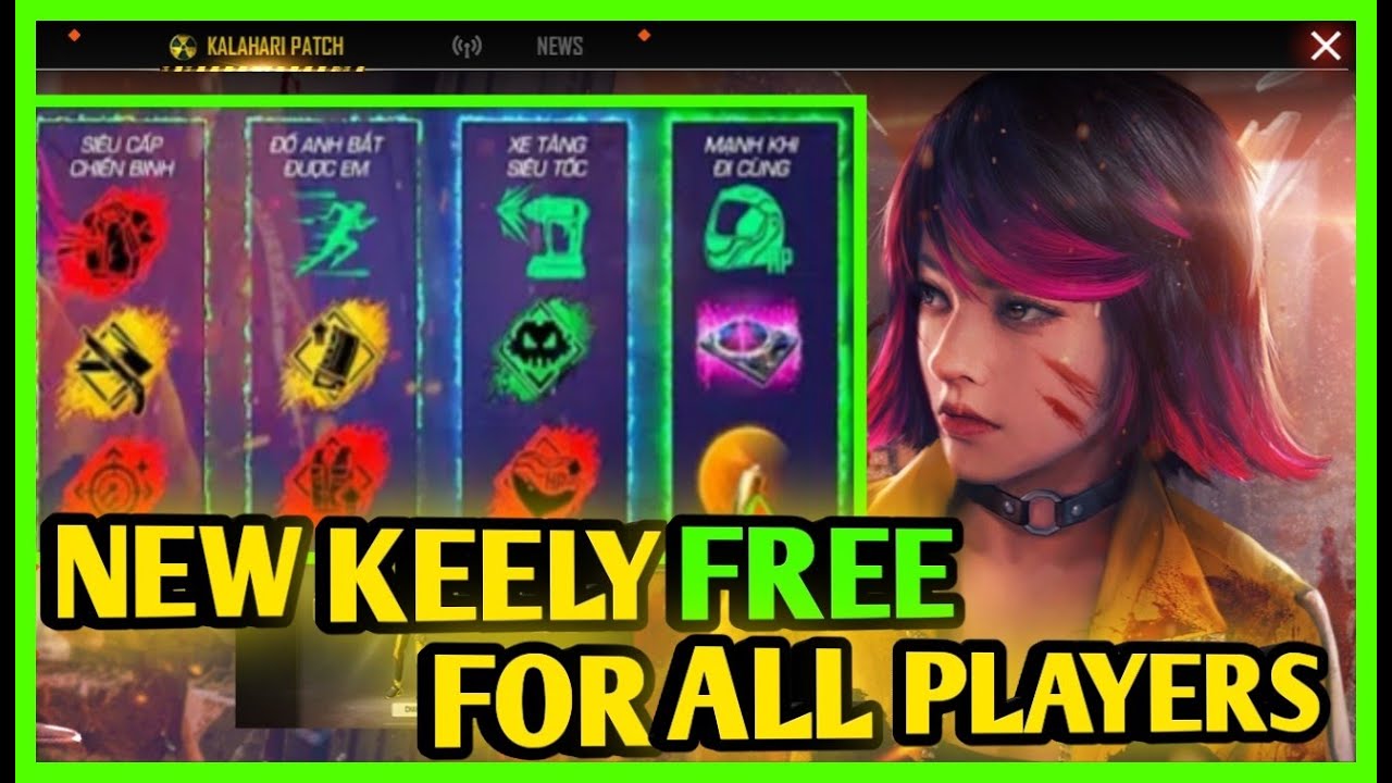 NEW KEELY FREE FOR ALL PLAYERS//HOW TO GET KEELY FREE IN FREE FIRE ...