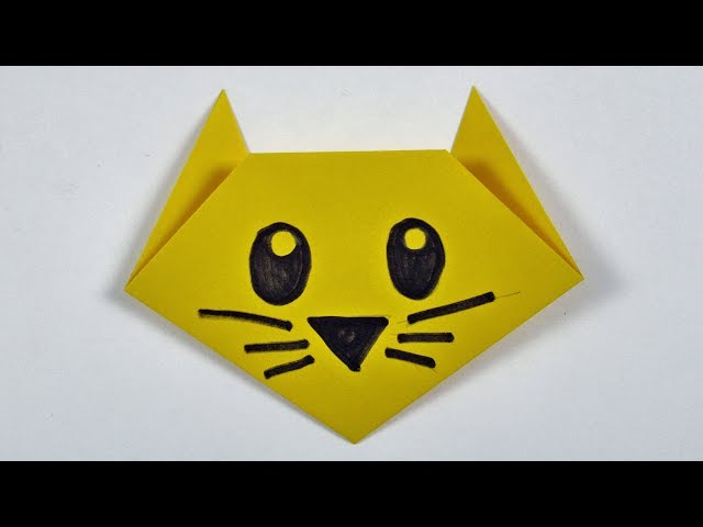Easy Origami Cat - YouTube