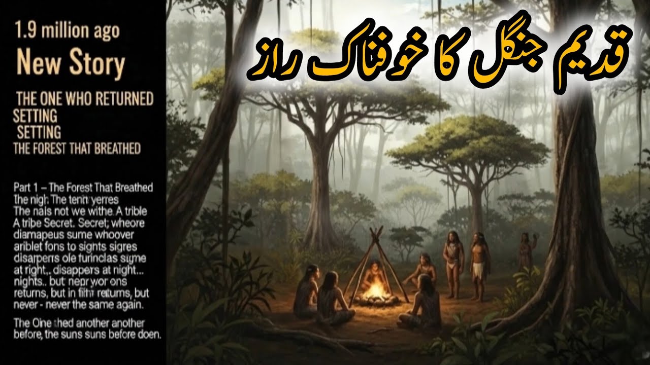  Fearful Secret of the Ancient Jungle||Prehistoric Story||Urdu /Hindi Suspense Story