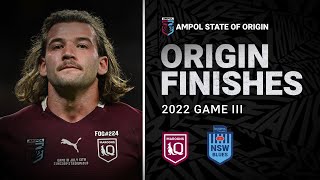 Queensland Maroons v New South Wales Blues | Origin Finishes | State of Origin 2022 | Game 3