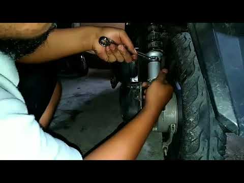 Cara meninggikan shock depan matic  Doovi