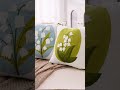 Garden flower towel embroidered pillow cover bedside cushion sofa car living room pillow back waist