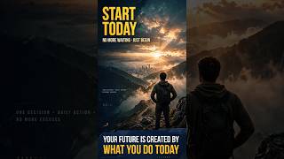 Your future is built by what you do today, not tomorrow. #shifthappens #paradigmshift #future
