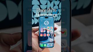 iPhone 18 Pro Homescreen Setup Thats Too Clean 🤯 @renzsadiwa