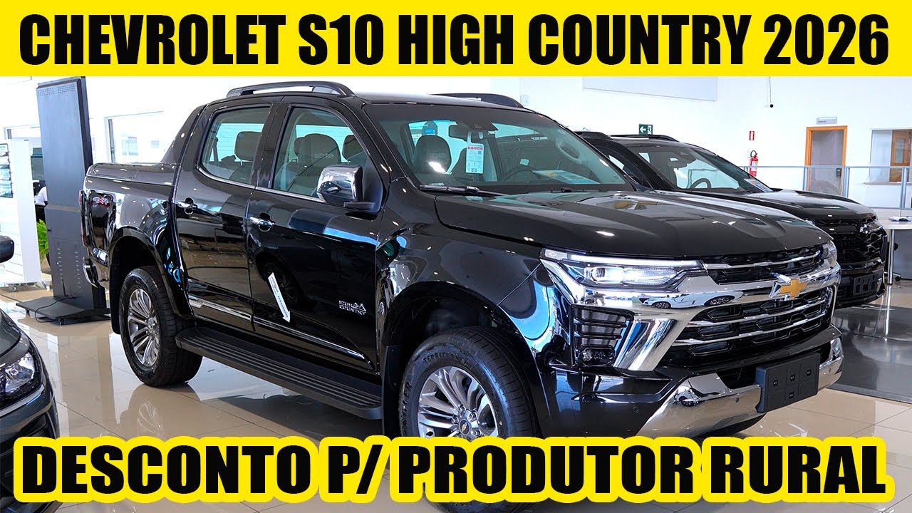 CHEVROLET S10 HIGH COUNTRY  2026 JÁ ESTA NAS LOJAS