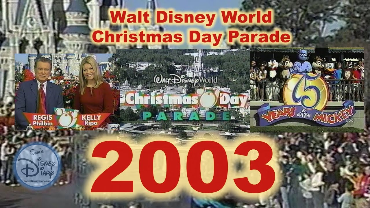 2003 Walt Disney World Christmas Day Parade - YouTube