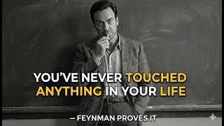 "You've Never Touched ANYTHING In Your Life" — Feynman Proves It