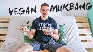 MY FIRST MUKBANG | VEGAN & HEALTHY