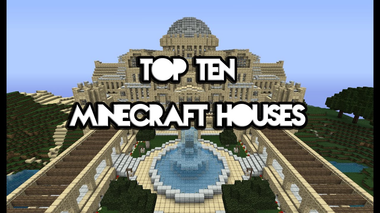 iTop 10i Amazing Minecraft iHousesi YouTube