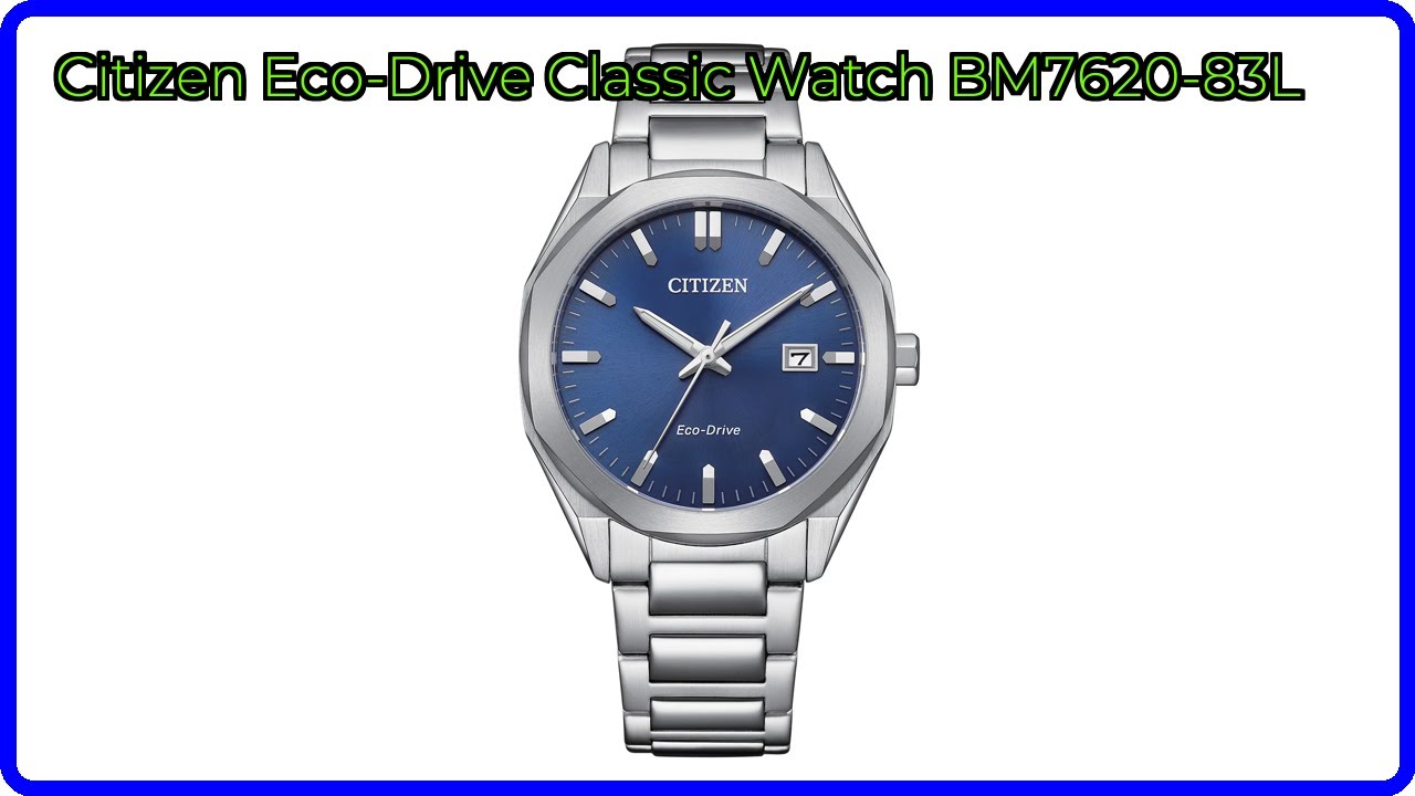 REVIEW (2026): Citizen Eco-Drive Classic Watch BM7620-83L 
