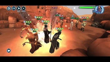 SWGOH Conquest full Tusken squad win and ~140 momentum