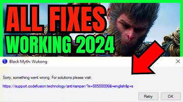 FIX Sorry Something Went Wrong ERROR In Black Myth Wukong (ALL FIXES 2024)