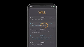 coldRead - The App For Actors - Quick Start