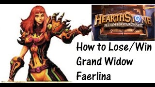 How To Lose/Win: Hearthstone: Curse Of Naxxramas - Faerlina