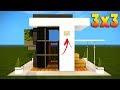Minecraft 3x3 Modern House tutorial Easy Base Tutorial Everything You Need To Survive