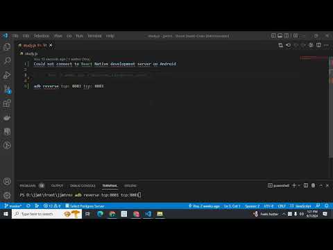 Could not connect to React Native development server react native error android