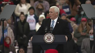 VP Mike Pence campaigns for Loeffler, Perdue in Georgia