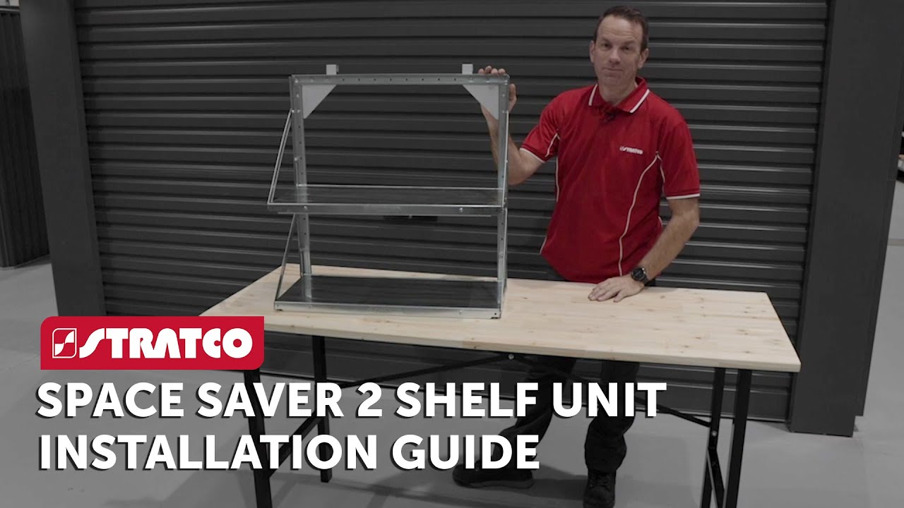 Stratco | HowTo Assemble Space Saver 2 Shelf Unit