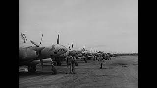 P-38S And B-17 During The Invasion Of Biak, Papua, New Guinea. 1944