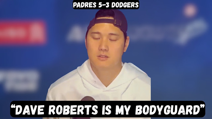 Shohei Ohtani REACTS to getting hit and Dave Roberts Brawl - Post Game Interview - Padres vs Dodgers