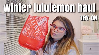 Winter Try-On Lululemon Haulvlogmas Video
