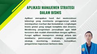 Manajemen Strategik - STRATEGI DALAM PROSES MANAJEMEN STRATEGI