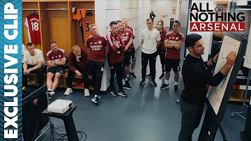 EXCLUSIVE CLIP: Mikel Arteta's Emotional Dressing Room Team Talk | All or Nothing: Arsenal