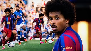 Karim Adeyemi First Match For Barcelona Skills Highlights Vs Birmingham