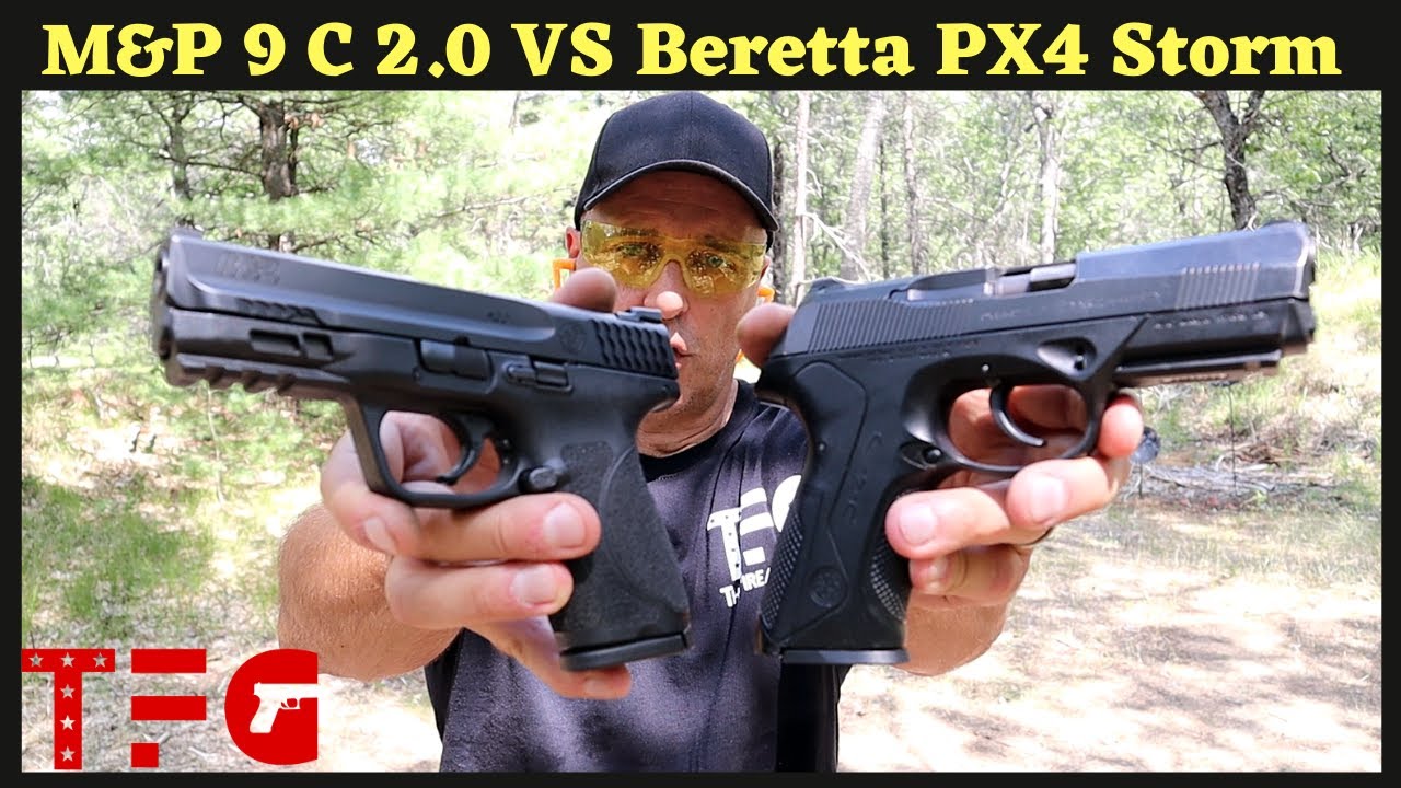 S&W M&P9 C 2.0 против Beretta PX4 Storm — TheFirearmGuy