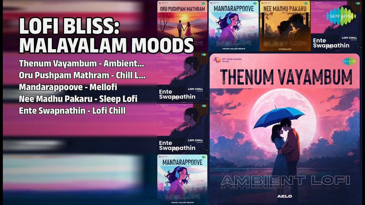 LoFi സന്തോഷം: Malayalathil | Aelo Songs | Thenum Vayambum  Ambient Lofi