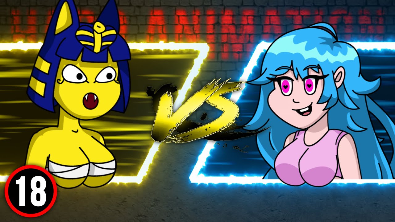 Ankha VS Sky // FNF Fatality Animation.