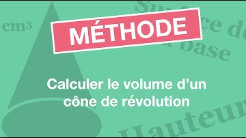 Calculer le volume d