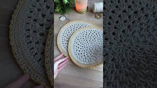 Easy & Quick Crochet Placemat | Beginner Friendly project | Serving Design