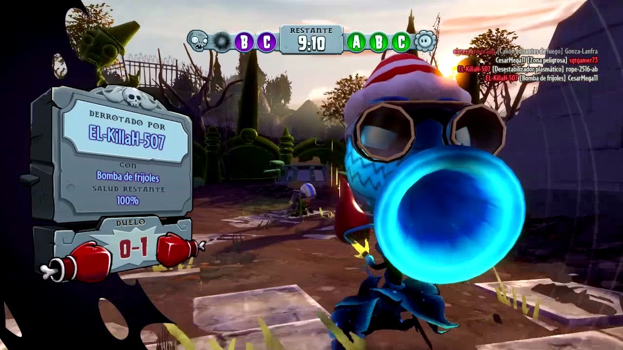 PLANTS VS ZOMBIES GARDEN WARFARE BOMBA GNOMO SOLDADOS EN ACCIÓN