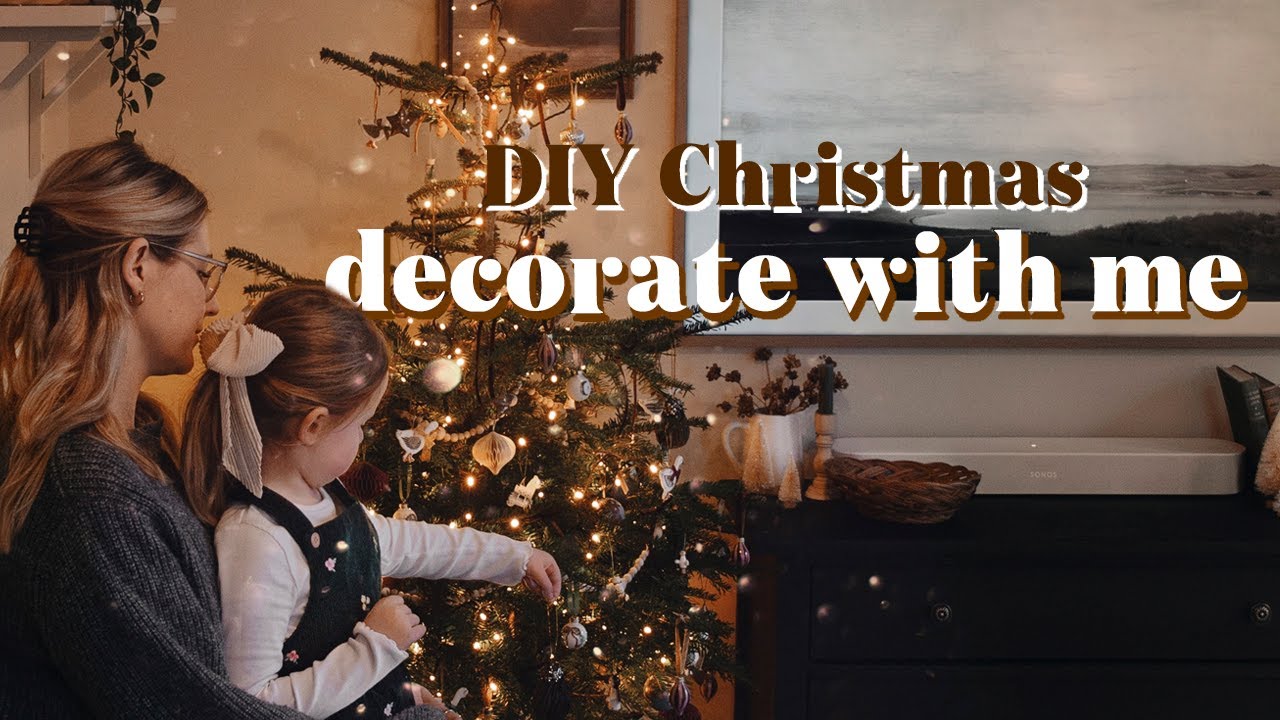DIY Christmas! Decorate my Christmas tree with me - YouTube