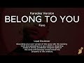 Fave - Belong To You (Karaoke Version)