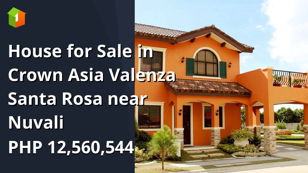 House for Sale in Crown Asia Valenza Santa Rosa near Nuvali YouTube