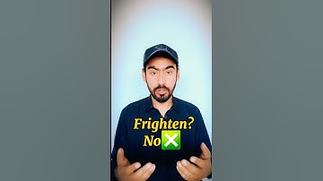 Can you pronounce Frightened? #spokenenglish