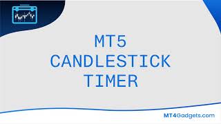 Candlestick Timer Indicator with Alert for MT5